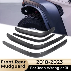Parafango anteriore posteriore per auto parafango basso per Jeep Wrangler JL 2018 + 2021 2022 2023 paraspruzzi protezioni protezioni razzi paraspruzzi