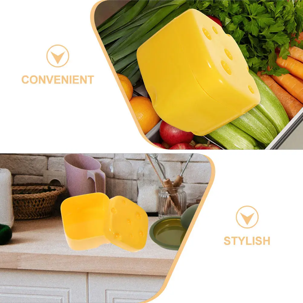 Cheese Storage Containers for Fridge Multi Use Slice Holder Box Preserve Freshness of Dairy Products Compact Space Saving