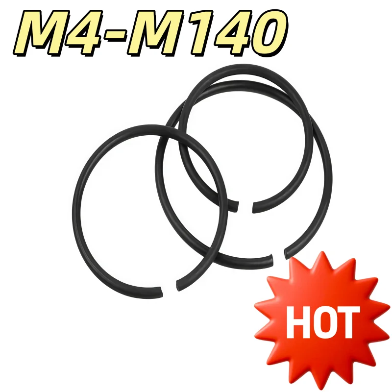 Round Wire Snap Rings Round Wire Snap Rings for Shaft 70 Manganese Steel Snap Ring Circlip M4 M5 M6 M7-M140