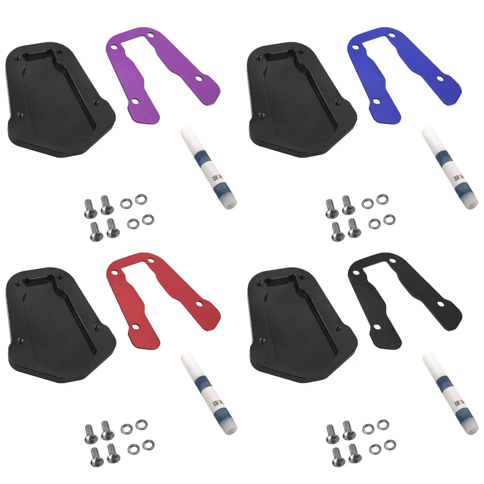 

Motorcycle Kickstand Pad Wear Resistant Convenient Kickstand Enlarge Plate Pad Replacement for Honda Crf300 Rally 2022 2021