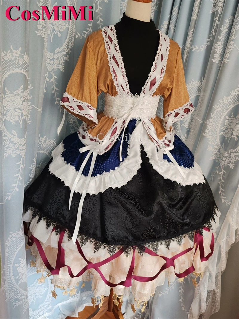 

[Индивидуальное изготовление] Косплей-костюм косплея Косплей-костюм косми из игры cosmimi Touhou Project Mizuhashi Parsee великолепное милое платье Карнавальная яркость