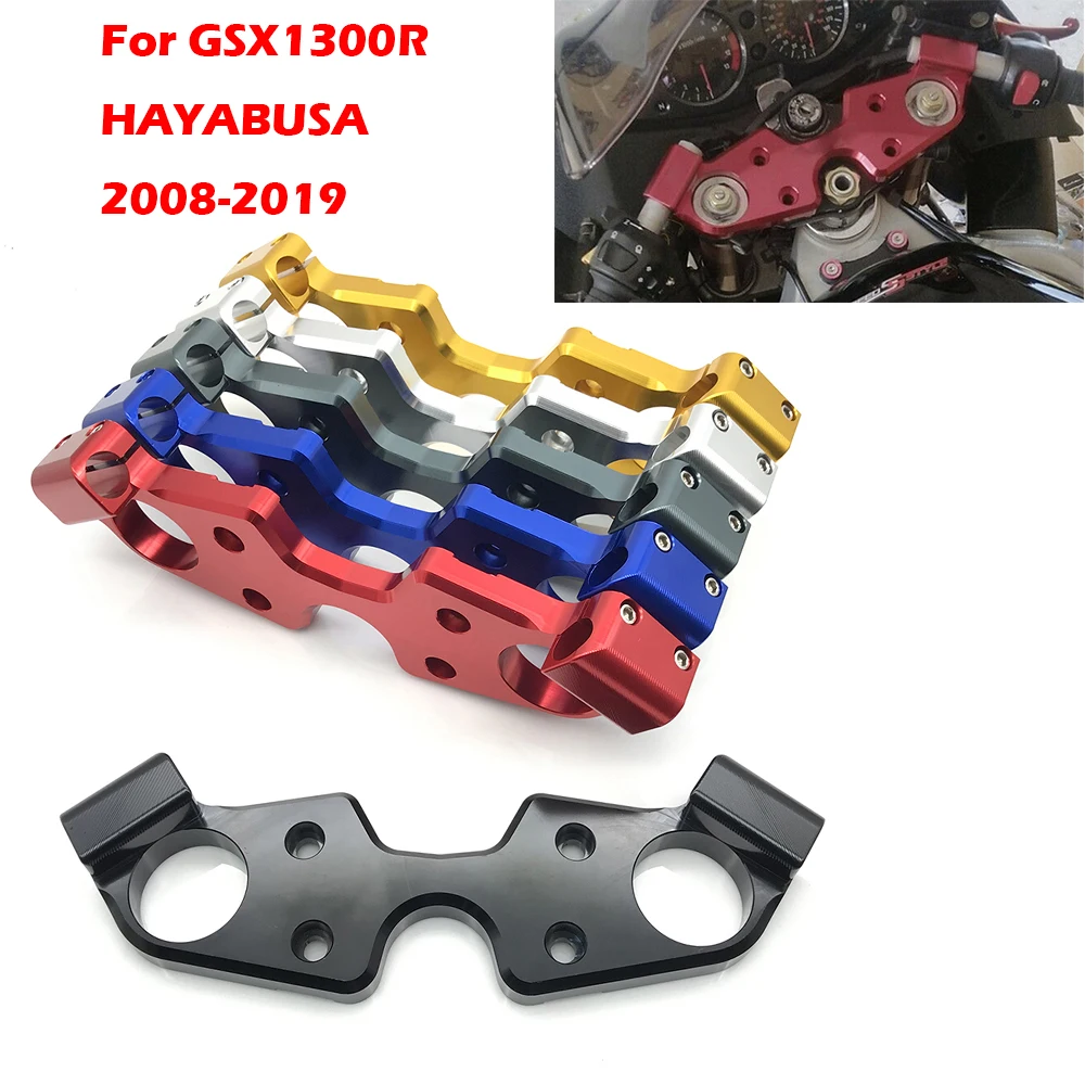 Motorcycle Lowering Top Fork Bridge Upper Triple Tree Handlebar Clamp Bracke For SUZUKI GSX1300R GSX 1300 R Hayabusa 2008-2019