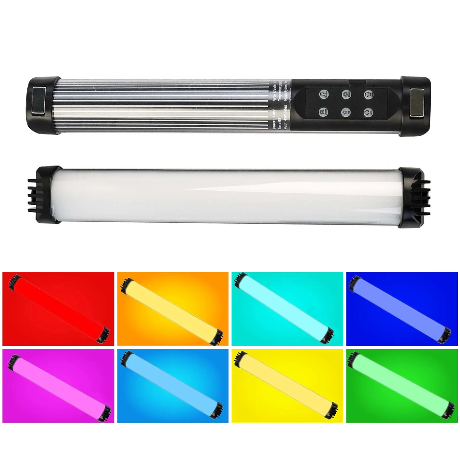 2700-7500K RGB Handheld LED Fill Light USB Rechargable LED Light For Photography Lighting LED Video Light Flash Light Colorful