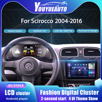 10.25 inch Lcd Digital Dashboard Cluster For VW Scirocco 2004-16years Radio Android player  Navigation instrument Paneel Cockpit