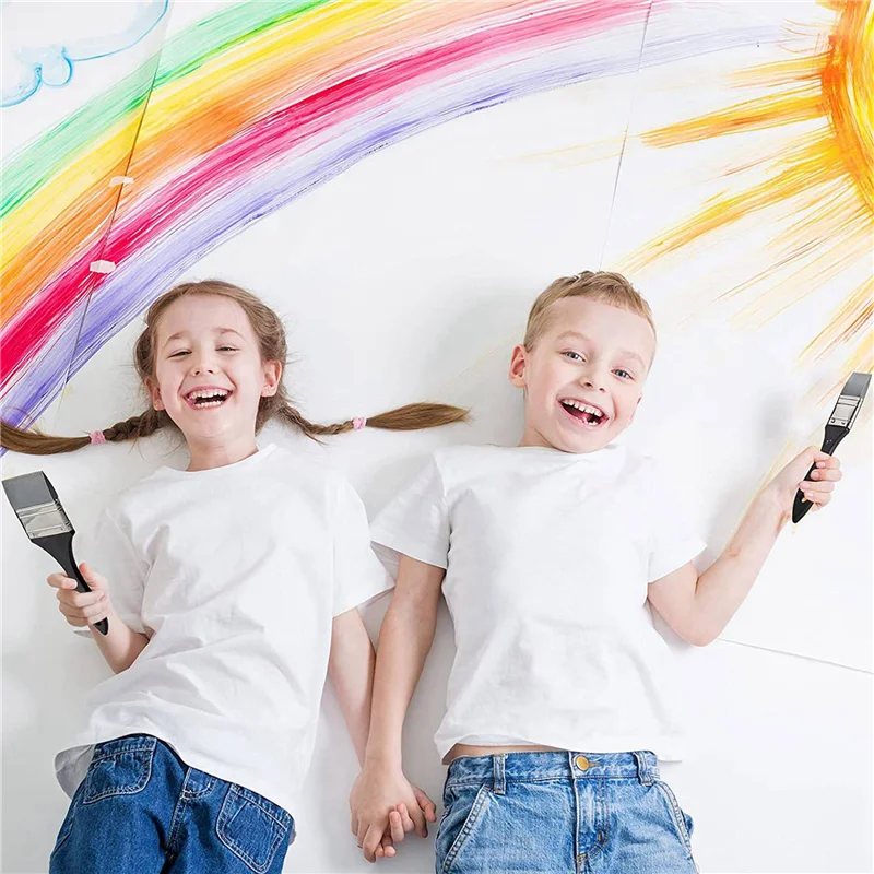 

VELIF-12 шт. Набор силиконовых кистей для рисования Цветная силиконовая кисть для полимерной кисти для катализатора, ширина 1, 1,5 2, 2,5 дюйма