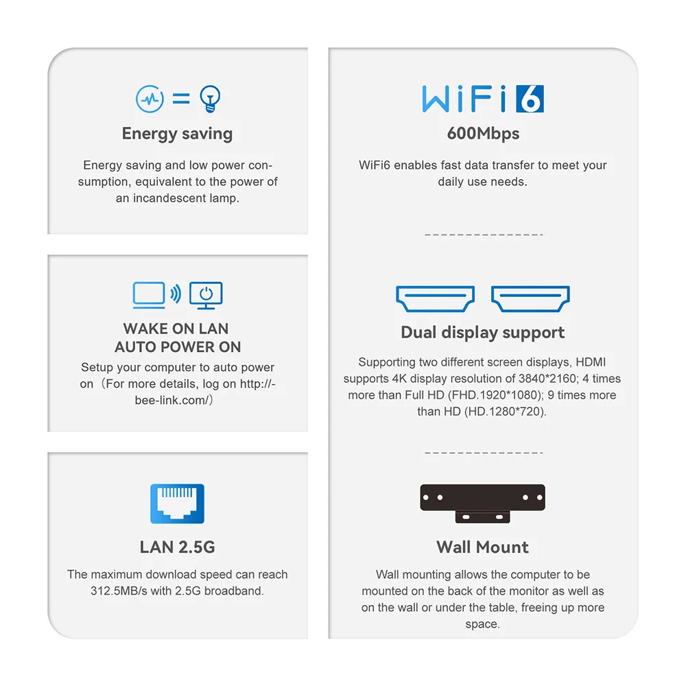 Beelink Mini S12 Pro/ Mini S13 Intel N100/ N150 12G/16G 500G Mini S N5095 8G 128G S12 N5095 8G 256G Mini PC Computer Office