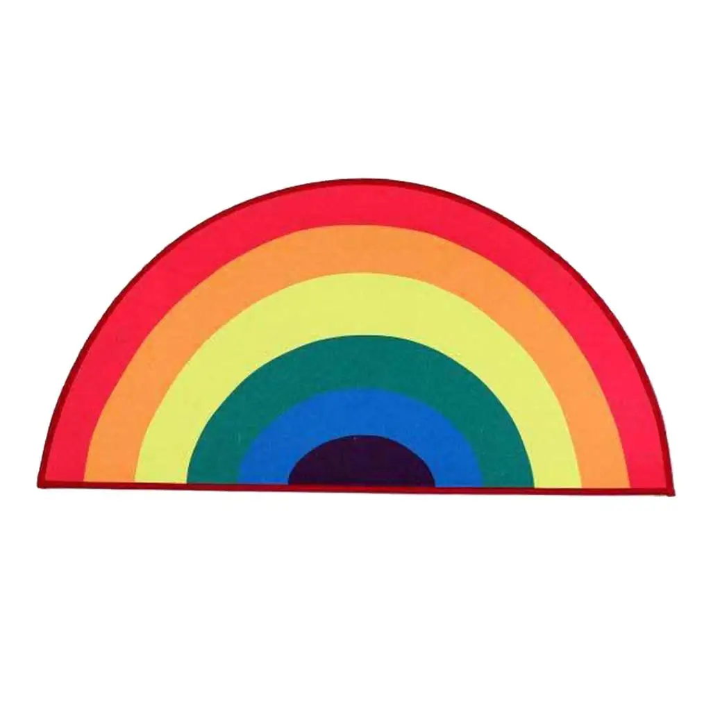 Rainbow Amat, Floor Rug, Non-Slip Floor Mat Home Carpet Photo Props