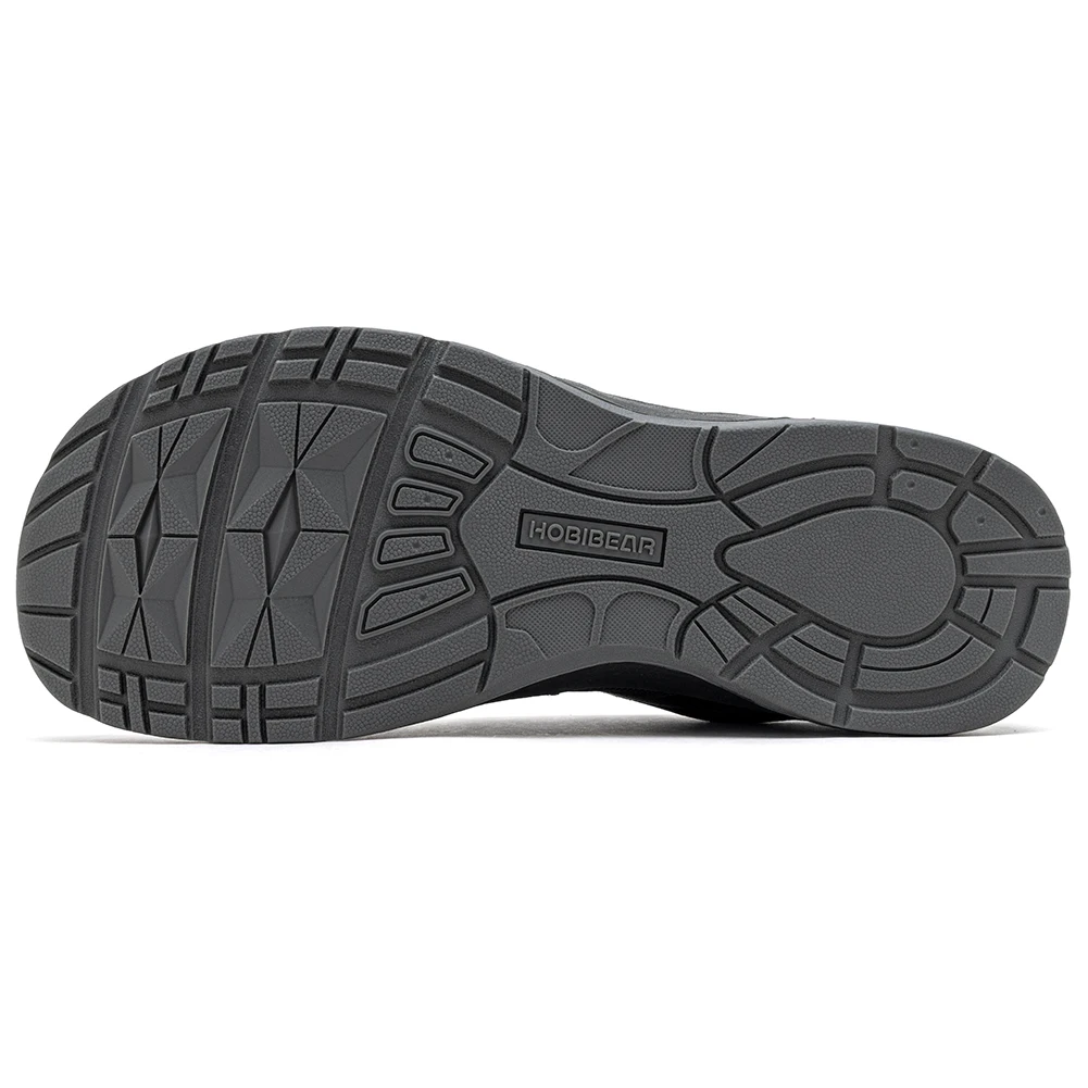 HOBIBEAR Barfuß-Laufschuhe mit breiter Zehenbox, Unisex Cross-Training-Sneaker, klassische Retro-Schnürschuhe – Detail 5