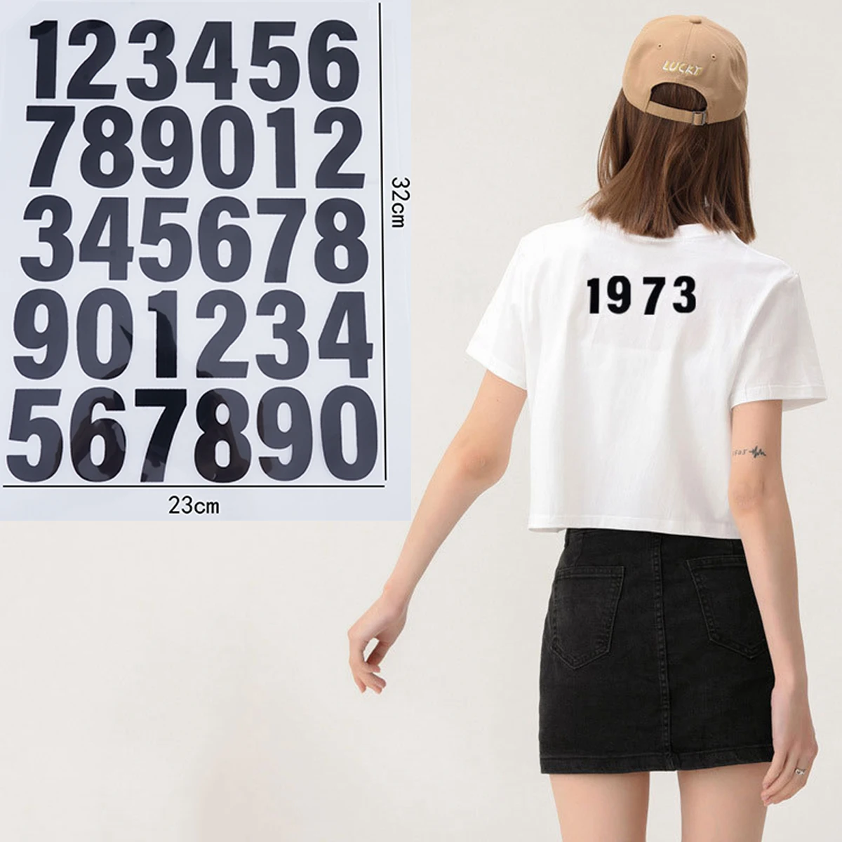 Letters Iron on Patch for Clothing T-Shirt Hat Decorations, Alphabets Sticker Heat Transfer Patches