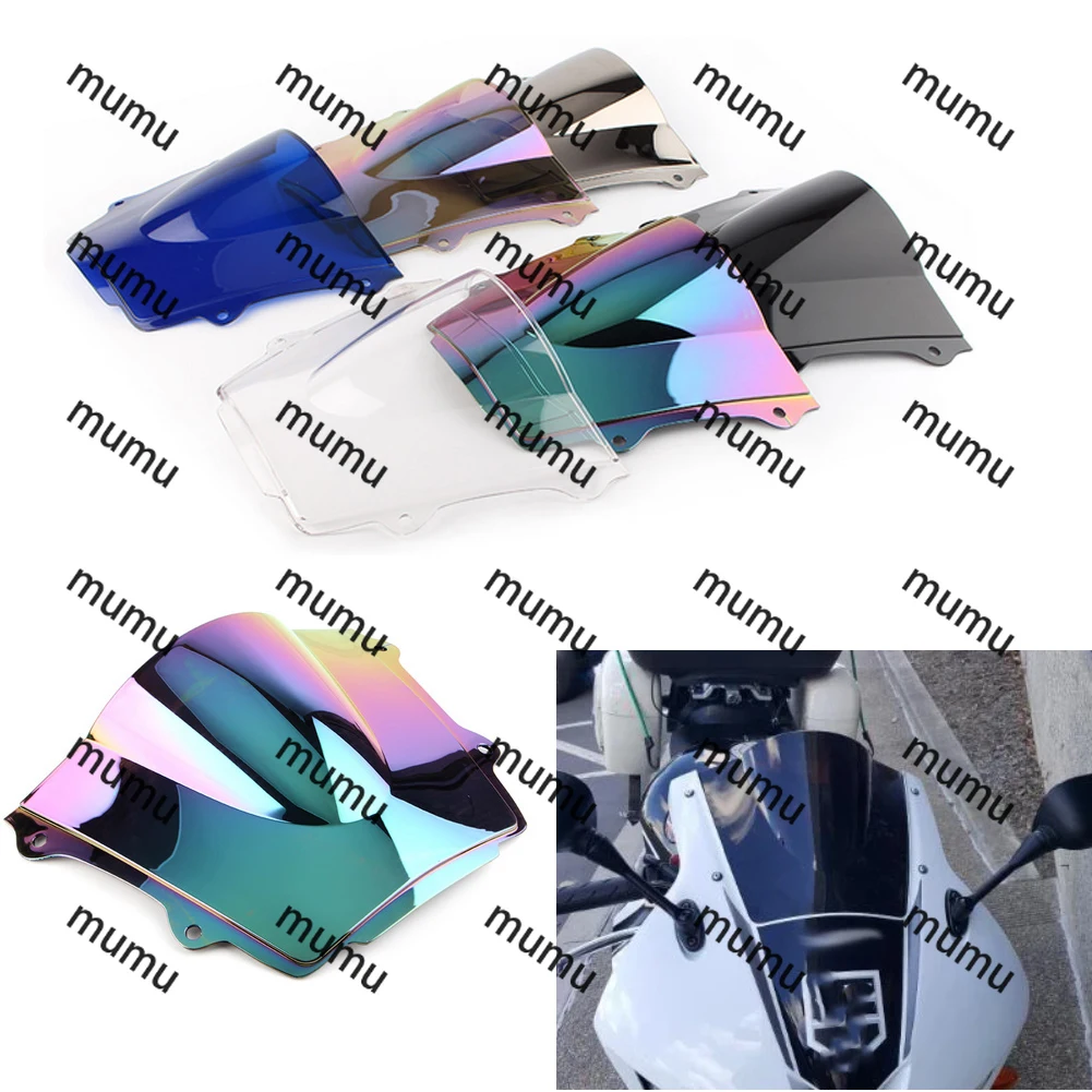 

Для Honda CBR600RR CBR 600 RR F5 2013-2018 2019, экран мотоцикла, двойной пузырьковый дефлектор лобового стекла, защита ветрового стекла 2020