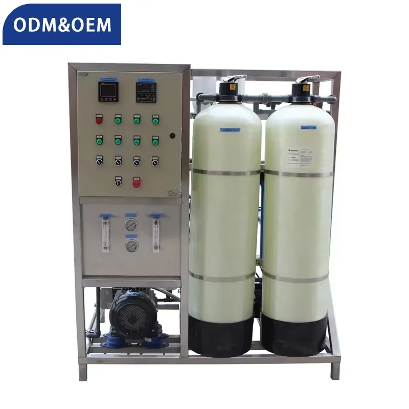 Small 500lph Portable Container Sea Water Desalination Machine Cost-Effective RO Seawater Desalination Plant for Drinking