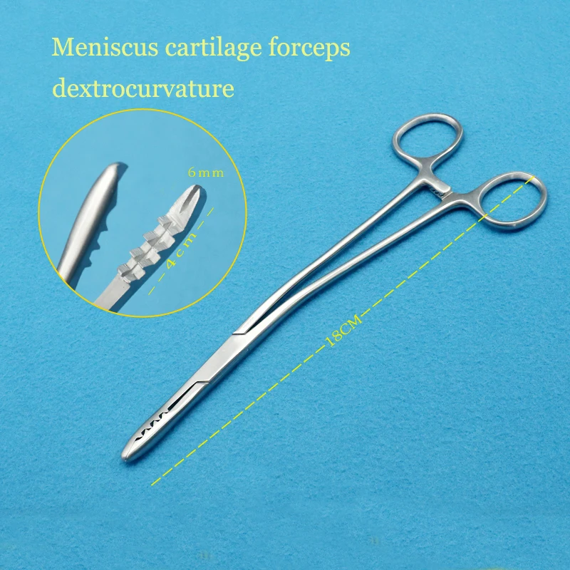 Meniscus cartilage forceps Orthopedic instruments tools Stainless steel orthopedic forceps special cartilage forceps Medical pli