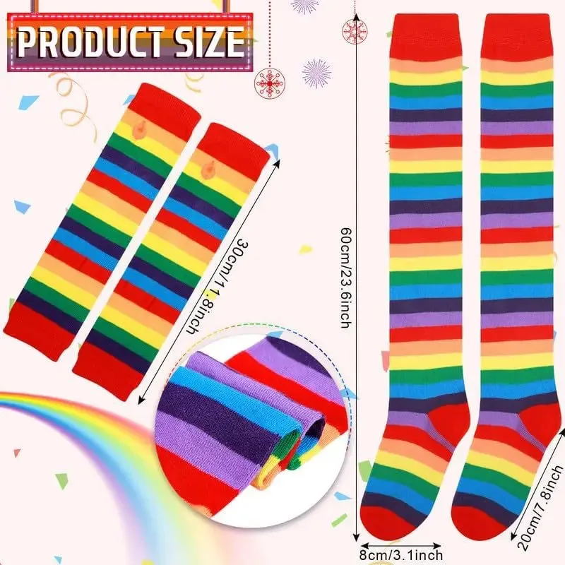 

Adult Rainbow Circus Clown Costume for Women Funny Girls Birthday Carnival Outfit Sweet halloween party clothess;3'v,6.h;8'