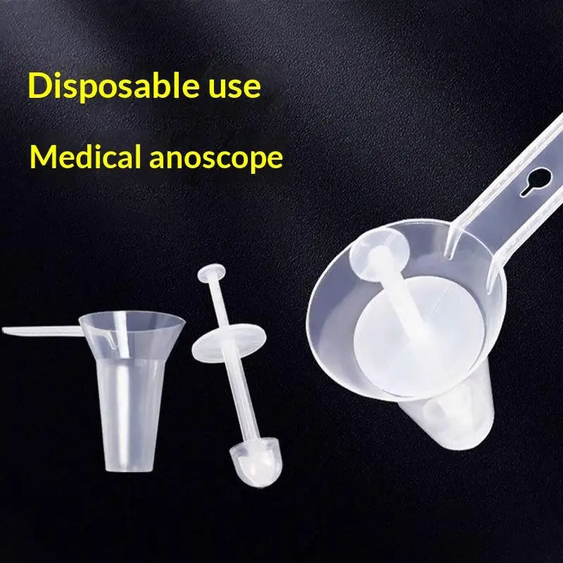 【WA】Disposable Transparent Anoscope Hemorrhoid Ligation Device Special Anorectal Health Missing Angle Palpable Anoscope