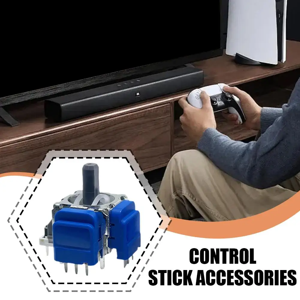 Suitable For Ps5 Controller TMR Magnetic Resistance Hall Electromagnetic IC Steering Rod Game Accessories B3F8