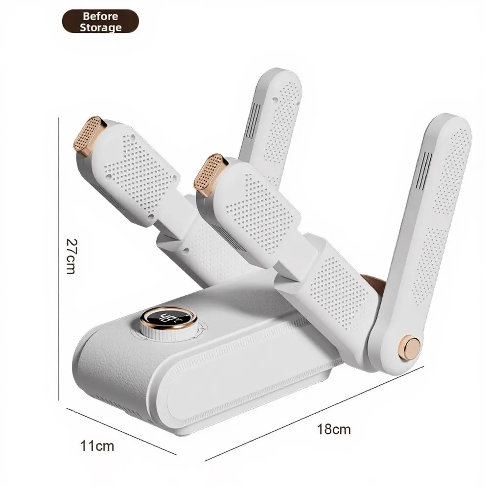 Foldable Shoe Dryer With Intelligent 48C Temperature Control Warm Air Circulation For Boots Socks Home Drying Machine