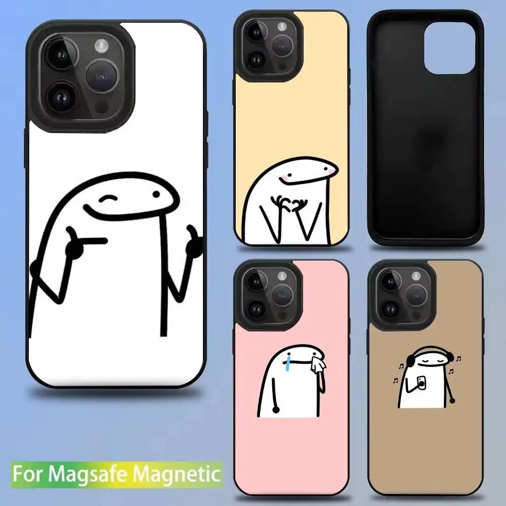 

Cartoon Fun Stickman Phone Case For iPhone 16,15,14,13,12,11,Pro,Max,Plus,Mini,SE New Magsafe Magnetic Wireless Charging