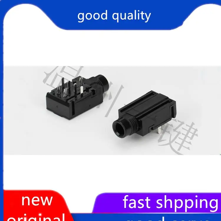 10pcs original new 102S-7 stereo 6.35mm headphone socket microphone sound microphone interface accessories stage speaker mouth