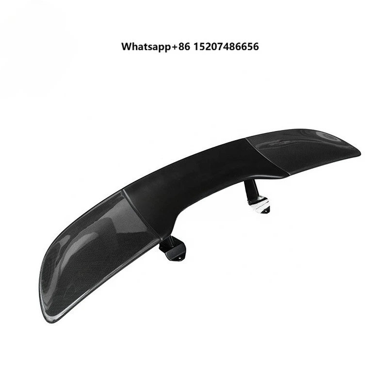 Newest Real Black Carbon Fiber Car Race Spoiler Trunk Racing Wing