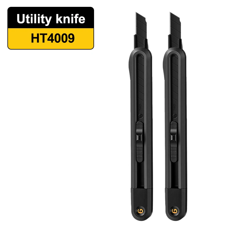 9mm intrekbaar utilitymes, SK2-mes, ABS-handvat, ingebouwde mesbreker, zelfvergrendelend, heavy-duty snijmes voor thuisgebruik