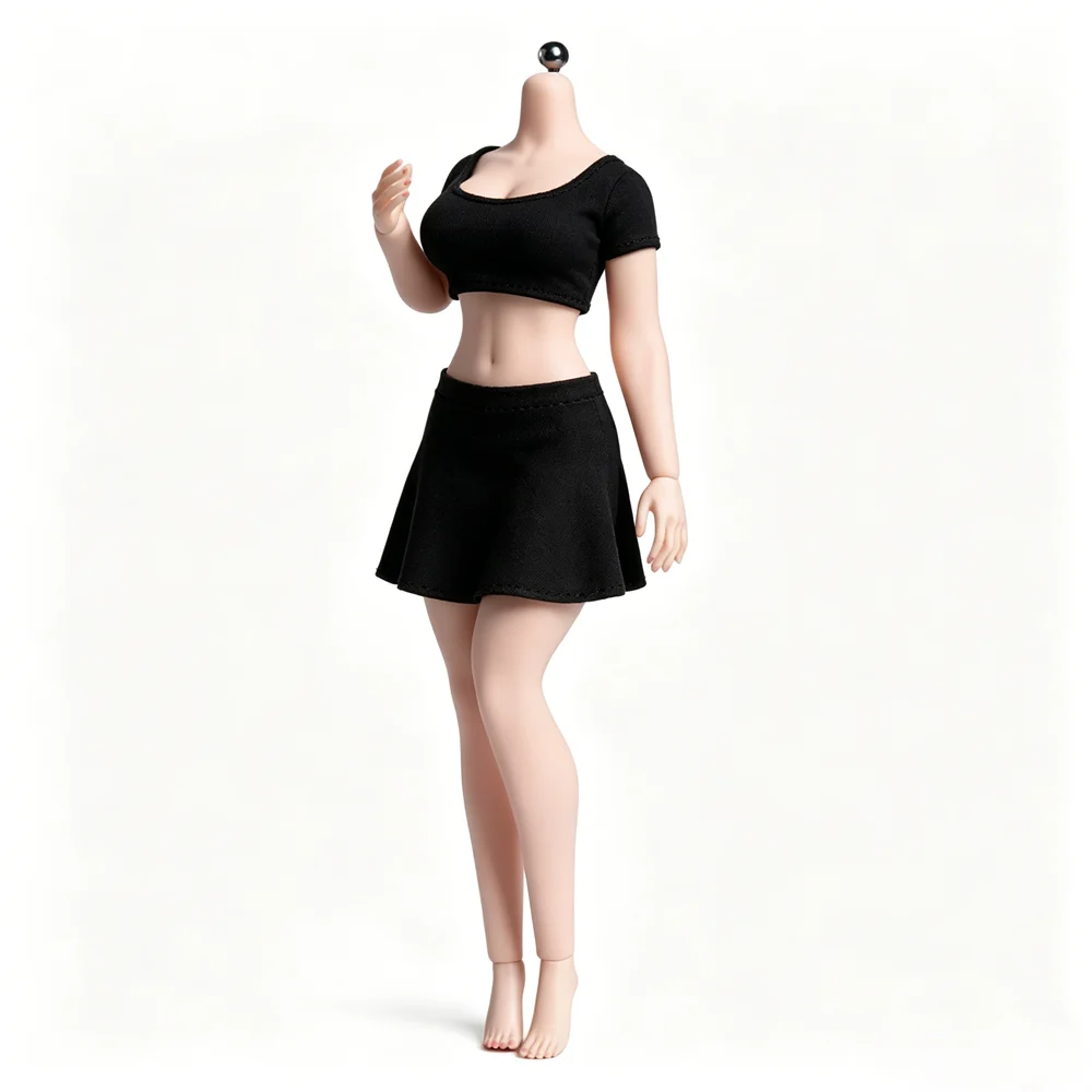 YM611 1/6 Scale Woman Makeup Plump Flexible Seamless Large Breasts Body Model 12'' Female Soldier Action Figure Toys