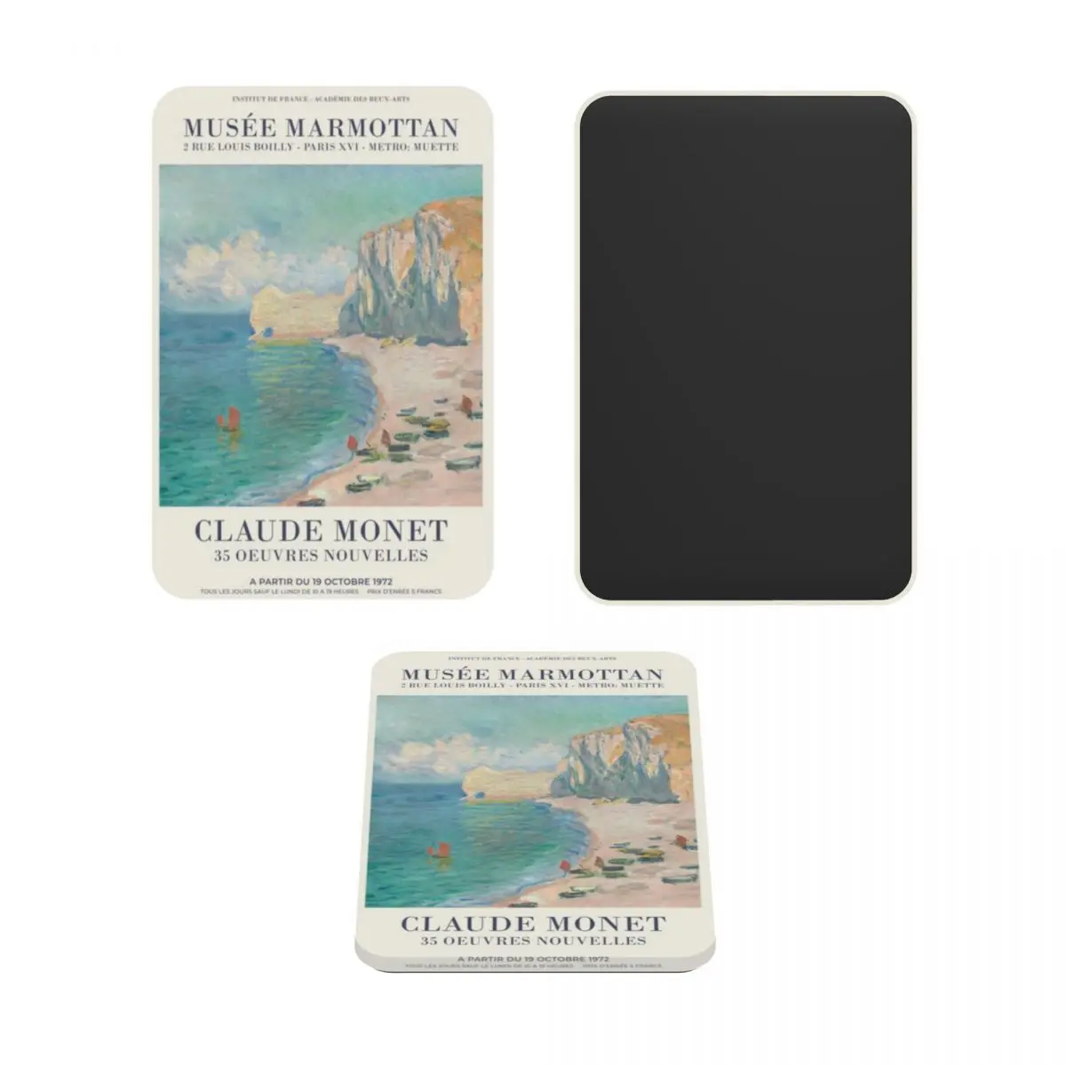 Акриловые магниты на холодильник, Клод Моне-этретат, пляж и подзорное оформление, отличный сувенирный подарок