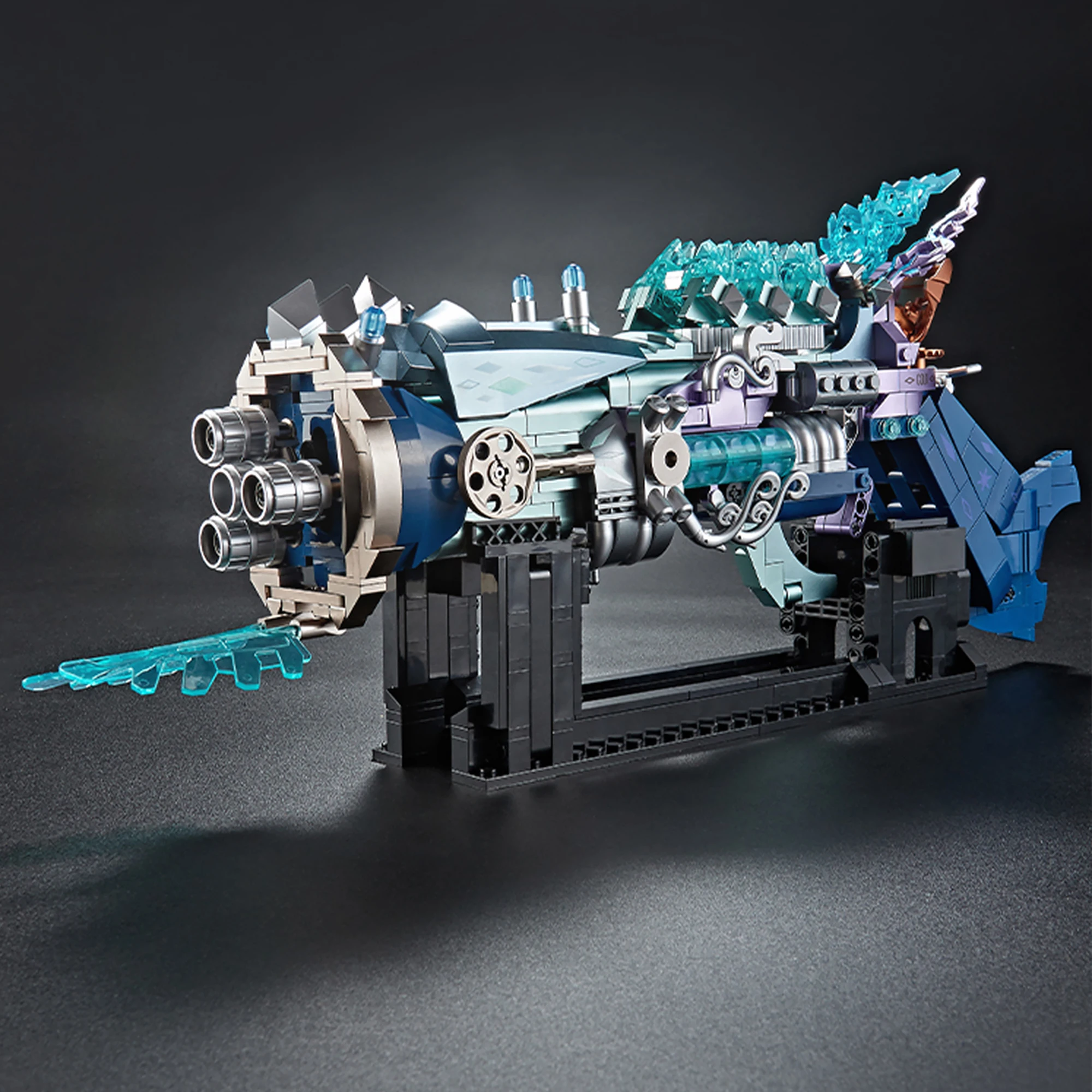 

969 шт. Voyage Century Киберпанк Мороз Море Монстр Пистолет Строительные блоки Настольные украшения Кирпичи Игрушки для детей Взрослые Подарки