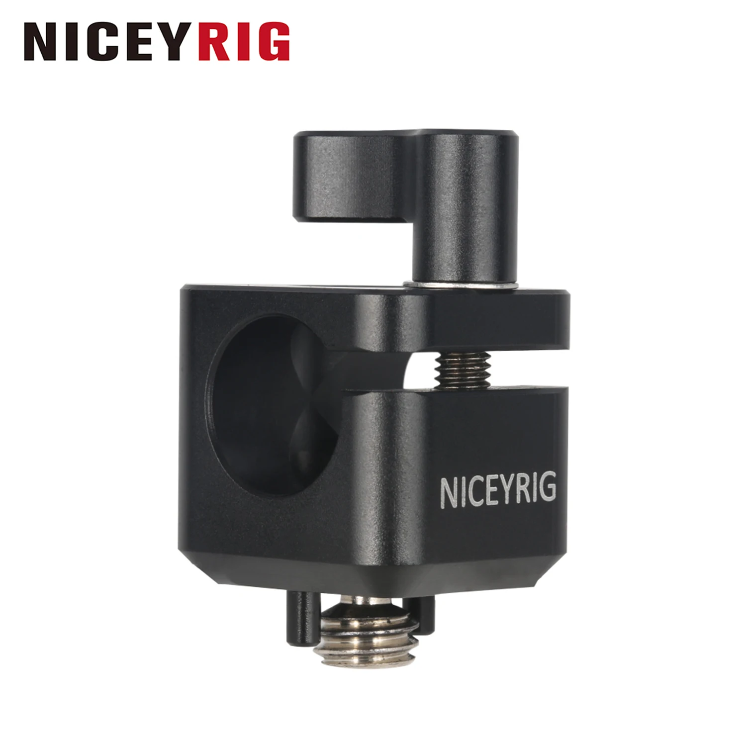 

NICEYRIG 15mm Rod Holder to Cold Shoe Compatible with ARRI Thread Applicable for EVF Mount Follow Focus Microphone
