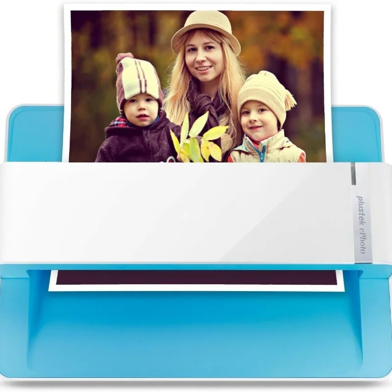 Photo Scanner , Scans 4x6 Inch Photos in 2 Seconds, Auto Crop and Deskew with CCD Sensor, Supports Mac and PC