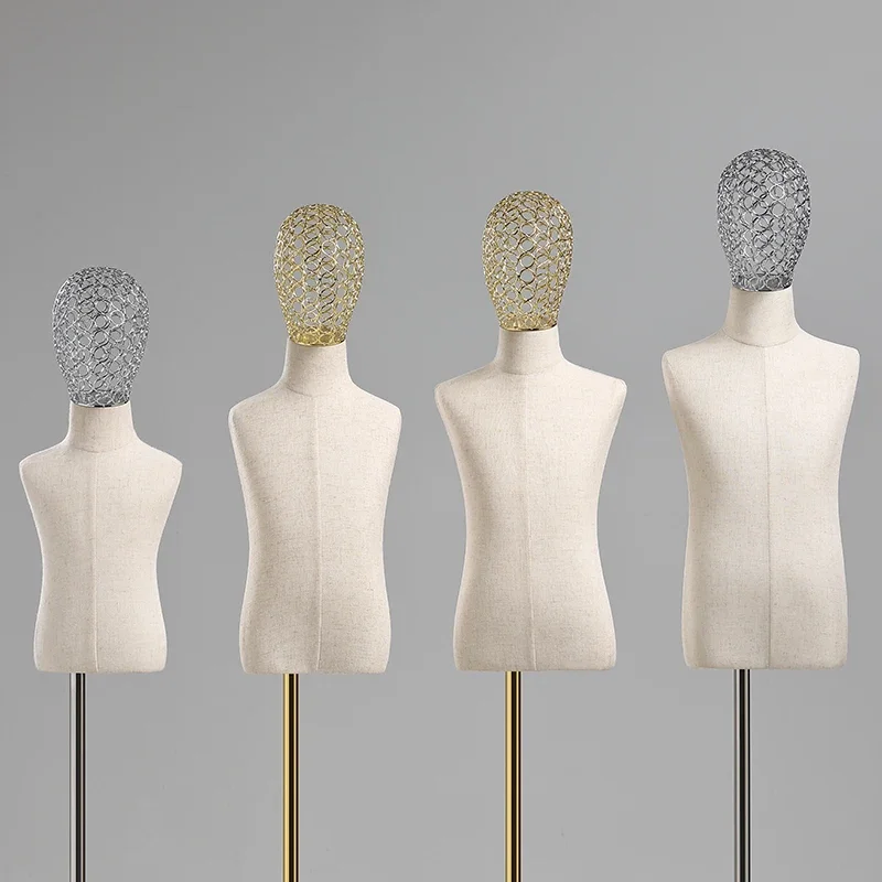 

Children's model props Women's bust table Korean version clothing store window Men's full body children's clothing model shelf d