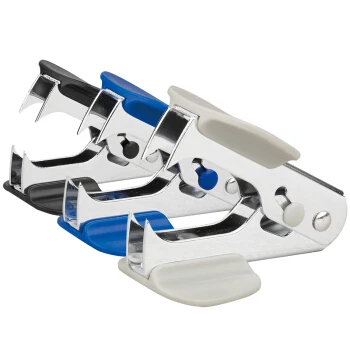 Deli – détacheur d\'agrafes en métal 0231, outil de reliure, pratique et confortable, pour l\'école et le bureau
