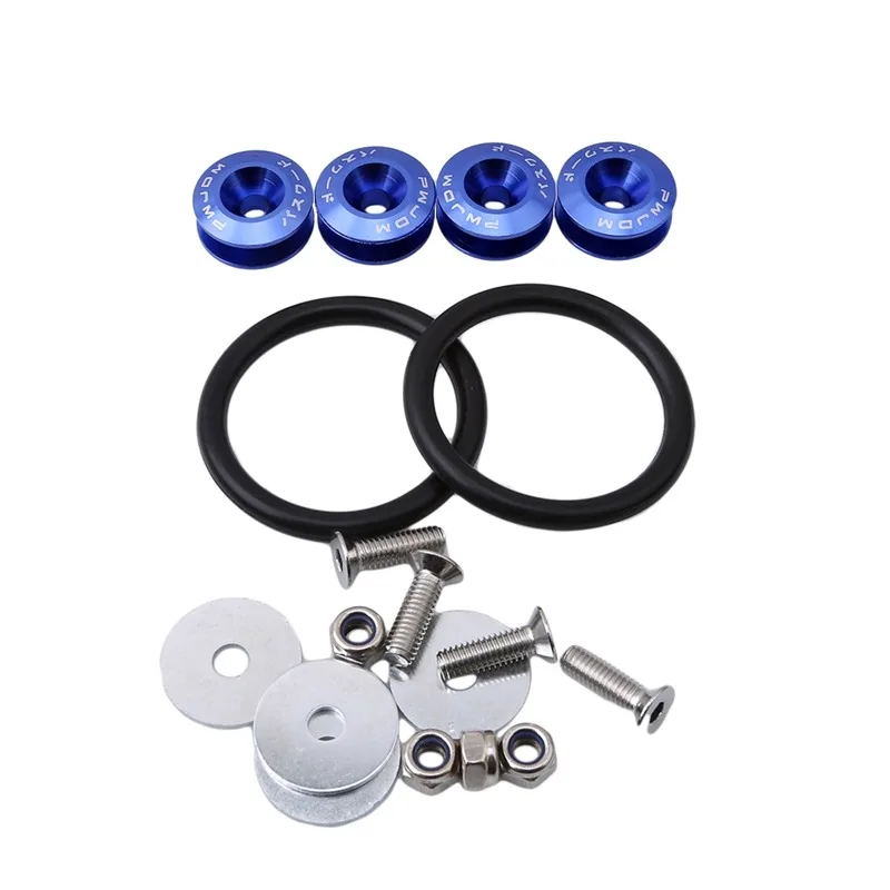 JDM Quick Release Fasteners Are Ideal For Front Bumpers Rear Bumpers And Trunk / Hatch Lids