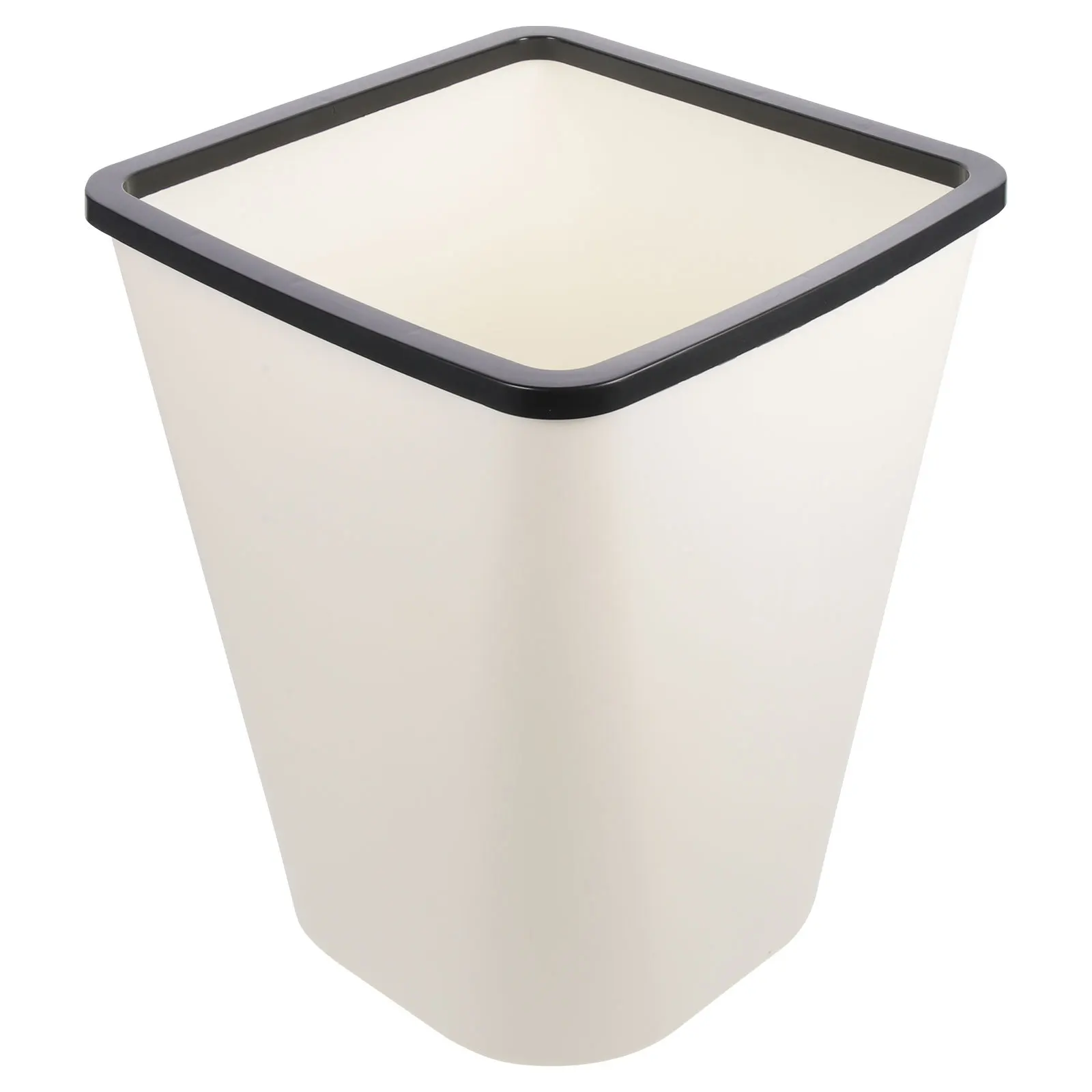 

Household Square Trash Can Plastic Desktop Garbage Container for Kitchen Bathroom Office Bedroom Dorm Apartment
