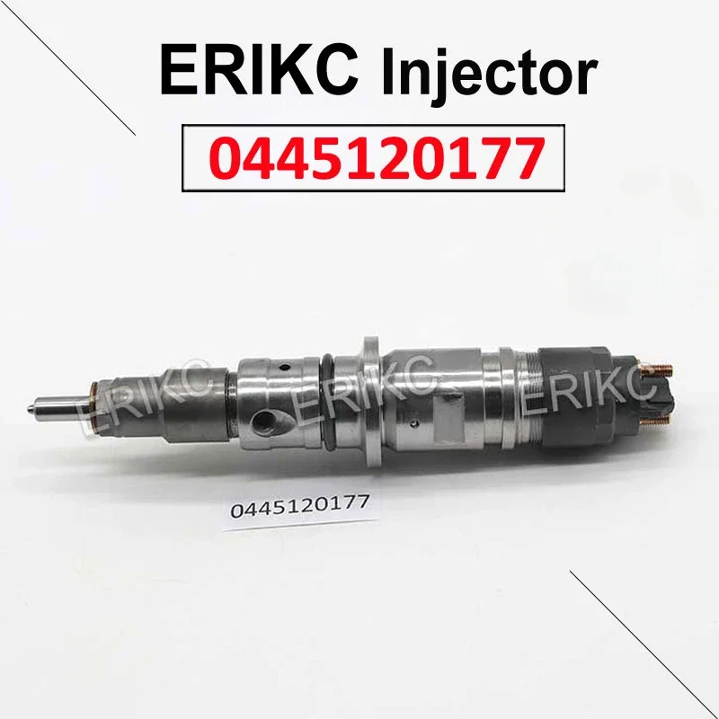 ERIKC 0445120177 Diesel Parts Fuel Injector 0445 120 177 Excavator Genuine New Injection 0 445 120 177 For Bosch Dodge Cummins