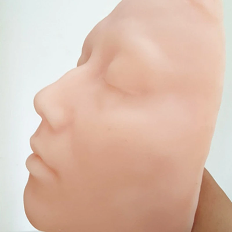 Micro-Shaping Silicone Human Heads Model Simulation Facial Injection Suture Skin Pad Model Dummy