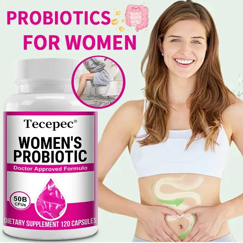 Women\'s Probiotics + Prebiotics - Helps Support Gastrointestinal Health, Promote Bowel Movements and Improve Digestion