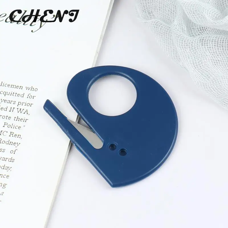 2pcs Plastic Mini Letter Knife Mail Envelope Opener Safety Paper Guarded Cutter