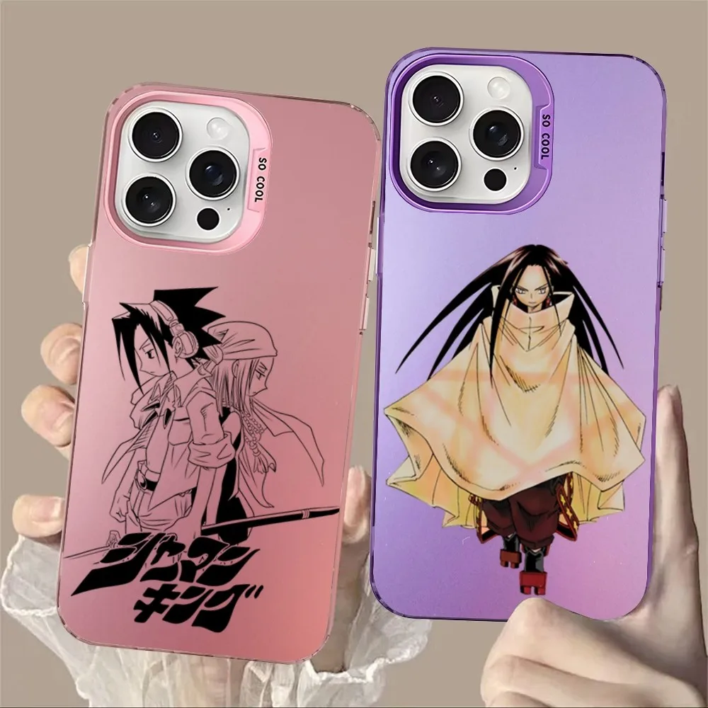 Shaman King Phone Case For IPhone 16 15 14 13 12 11 Pro Max X XR XSMAX 8 7 Plus Matte Shockproof Back Cover