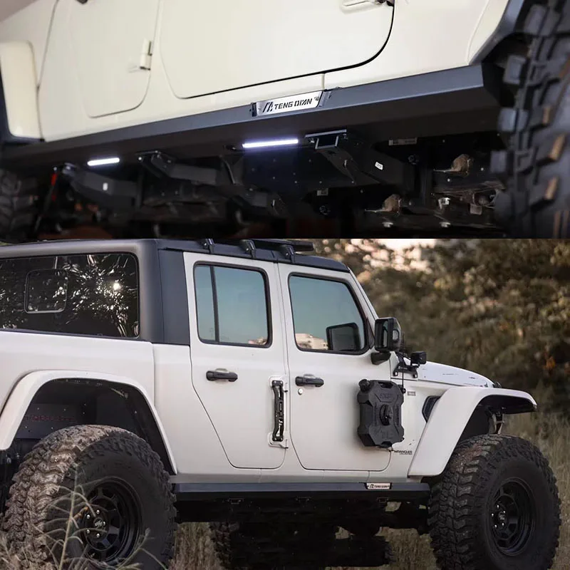

Для Jeep Wrangler jt боковая ступенька боковая ступенька железная педаль автомобиля внедорожные 4x4 аксессуары 4-дверная боковая ступенька