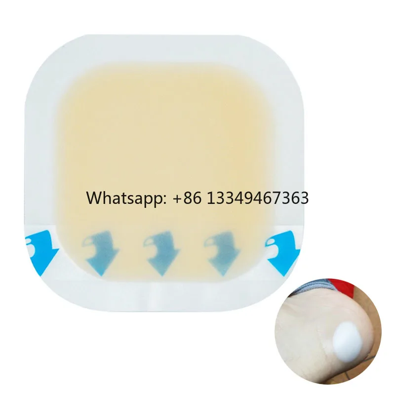 Waterproof  Hydrocolloid Dressing Pad with  High Absorbency Individual Peel Pouch for Water Activities