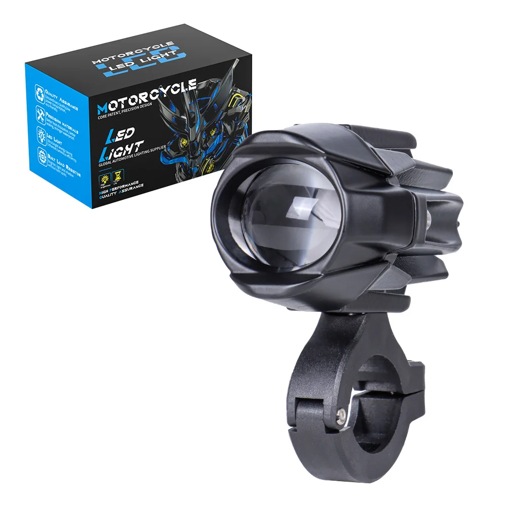 

Waterbird 1 Mini Motorcycle LED Spot Light 30W Waterproof High Bright Hi Low Bi Color Retrofit LED headlight Car Accessories