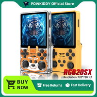 POWKIDDY NEW RGB20SX Handheld Game Console 720*720 4 Inch IPS Screen Built-in WIFI Retro Gaming Opending Linux Children's Gifts