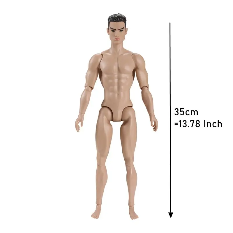 Hot Sale Fashion Male Doll 35 cm Man Model With Muscle Handsome Ken Dolls Fast Shipping Collection Toys For Adult DIY Dressing