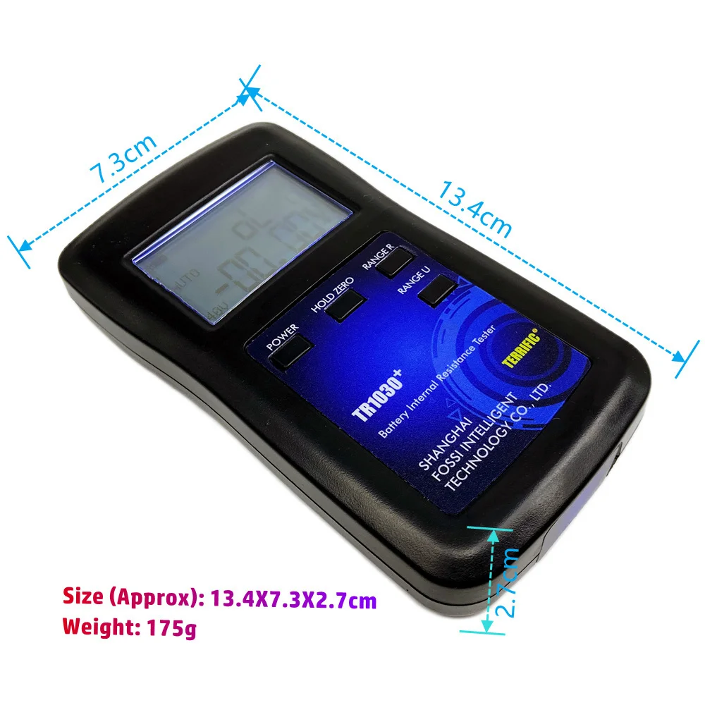 Peningkatan Penguji Resistansi Internal Baterai 0 ~ 45V dengan Pena Yang Ditingkatkan YR1030 TR1030 + 18650 Penguji Baterai Asam Timbal Hidrogen Nikel