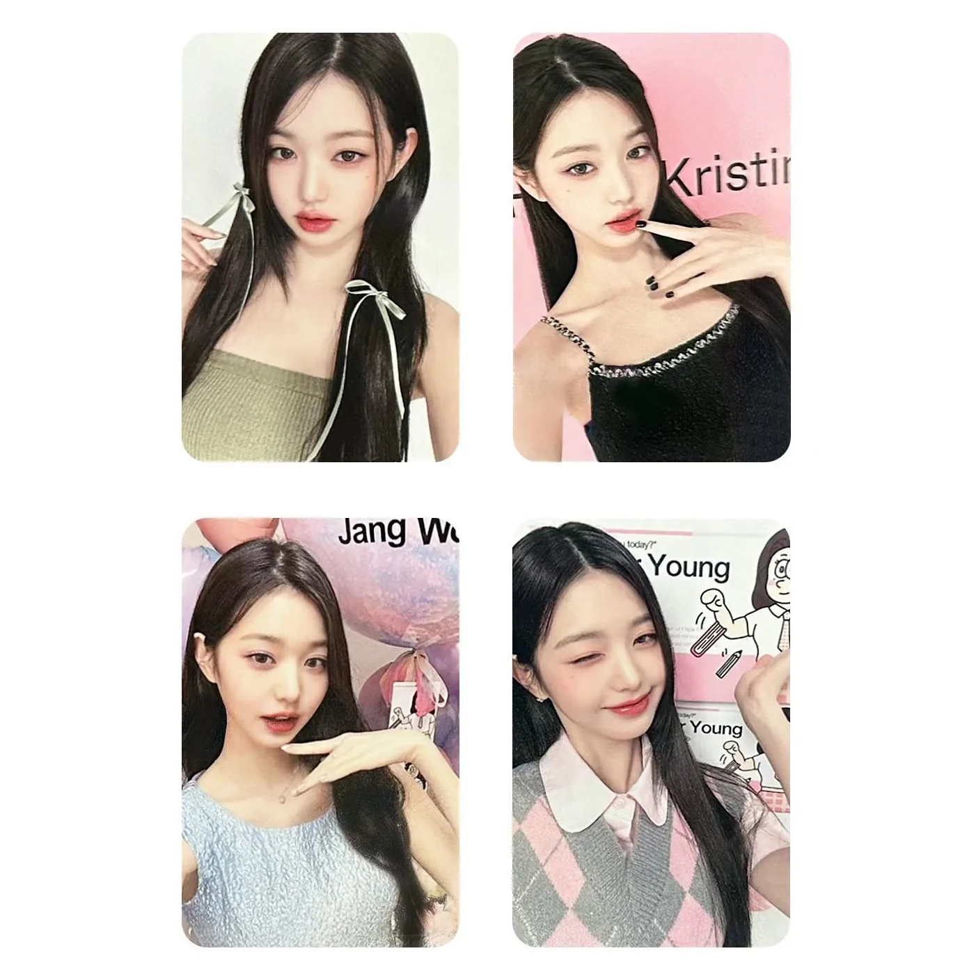 4pcs/set Kpop Idol IVE Lomo Cards Photocards Photo Card for Fans Collection