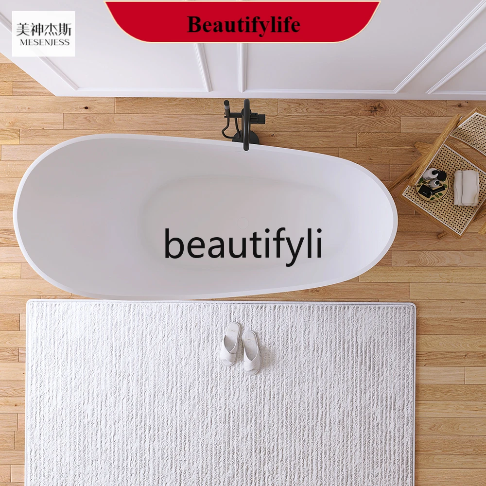 

F56 European 1.7 meters independent hotel villa club pure acrylic double adult household princess bathtub bathtub