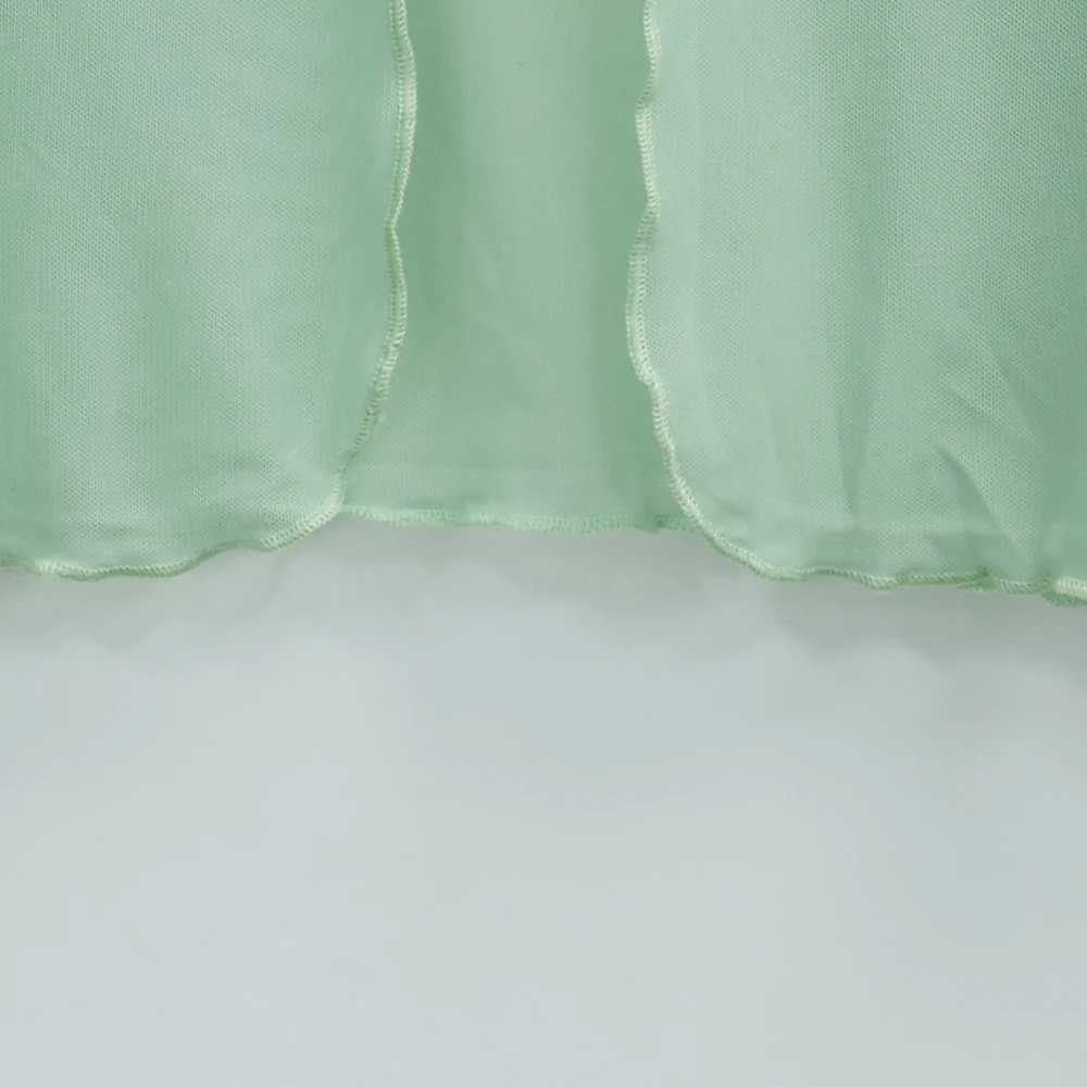 بلوزات الصيف موضة القلب زخرفة المعادن ملابس مثيرة للنساء كم طويل اقتصاص القمم موضة الشباب البلوزات النسائية