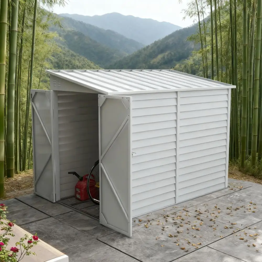 Garden Shed Lockable Garden & Yard Tool & Outdoor Storage Shed Metal Storage Shed