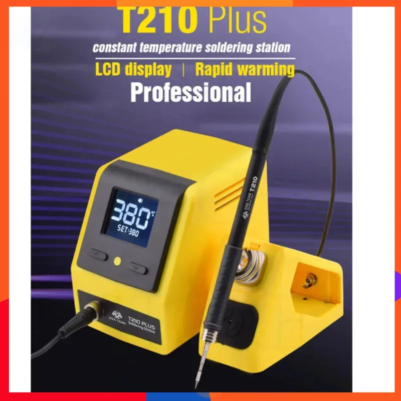 OSS T210 Plus محطة لحام ذكية بدرجة حرارة ثابتة للنوم التلقائي 2S معجون لحام لإصلاح PCB