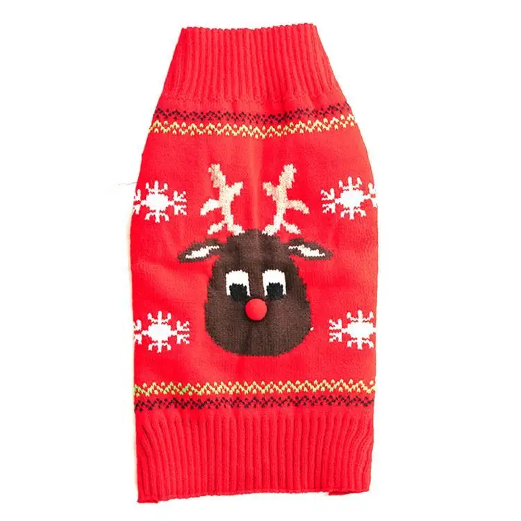 Weihnachten Hund Kleidung Herbst Winter Pullover Shibuya Teddy Fadou Winterkleid ung kleine mittelgroße Hunde Welpen Haustiere Freizeit